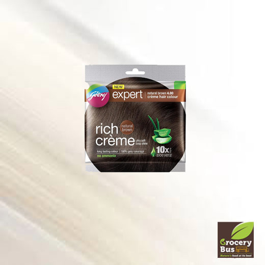 GODREJ EXPERT RICH CRÈME 4.00 NATURAL BROWN HAIR COLOUR