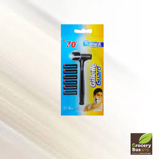 GILLETTE GUARD RAZOR - 6 CARTRIDGES