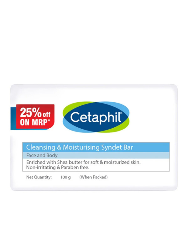 CETAPHIL CLEANSING & MOISTURISING SYNDET BAR