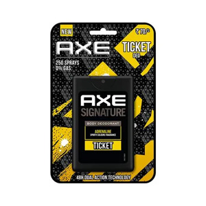 AXE SIGNATURE BODY DEODORANT ADRENALINE TICKET