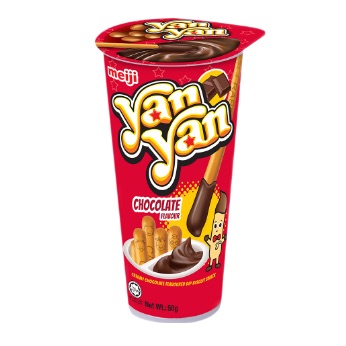 MEIJI YAN YAN CHOCOLATE FLAVOUR DIP BISCUIT SNACK