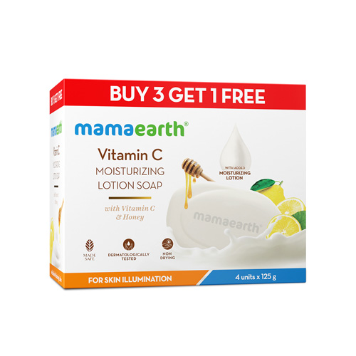 MAMA EARTH VITAMIN C LOTION SOAP (BUY 3 GET 1 FREE)