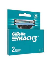 GILLETTE MACH3 2 CARTRIDGES