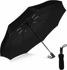 UMBRELLA 3FOLD BLACK 