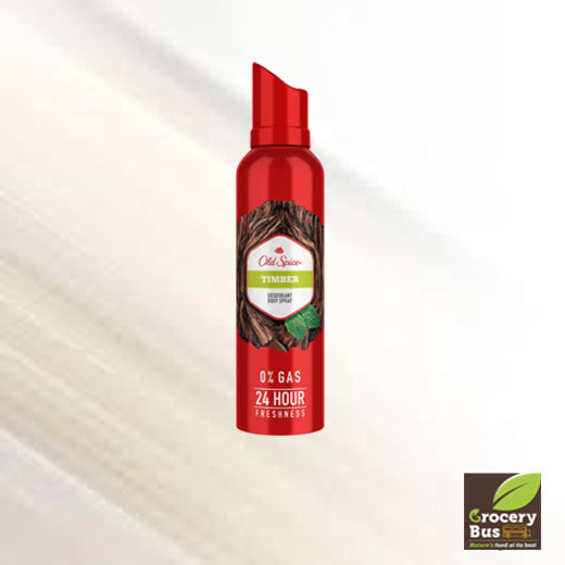 OLD SPICE TIMBER DEODORANT BODY SPRAY FOR MEN