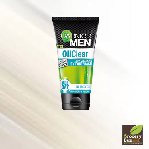 GARNIER MEN OIL CLEAR  DEEP CLEANSING ICY FACE WASH