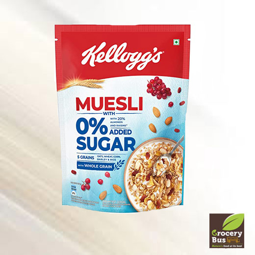 KELLOGGS MUESLI NO ADDED SUGAR