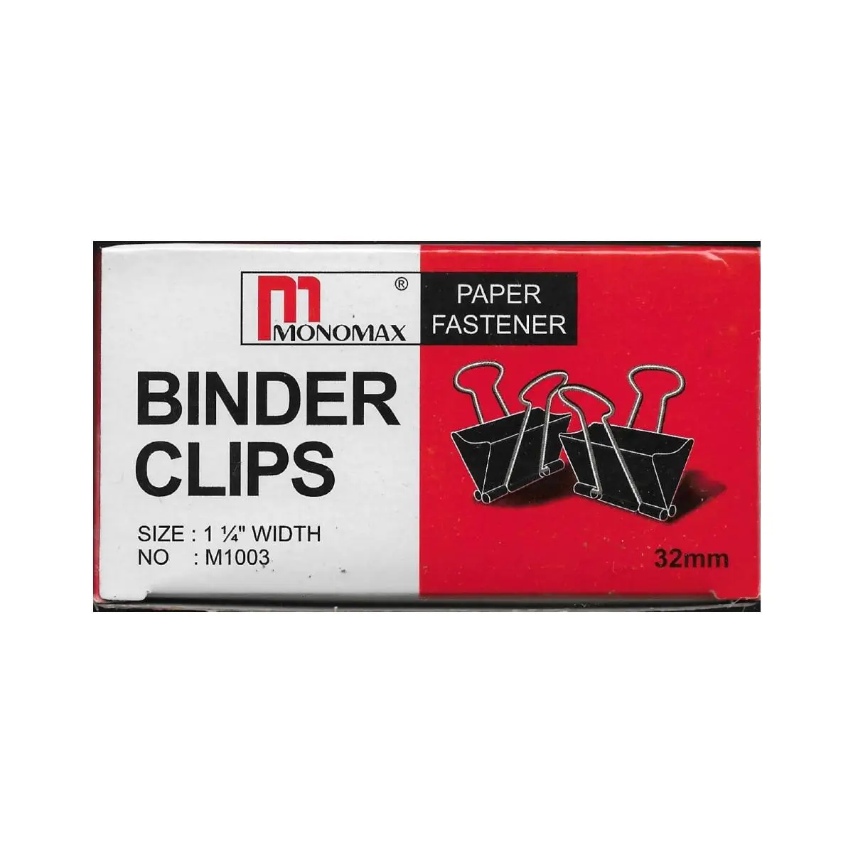 MONOMAX BINDER CLIPS _32MM