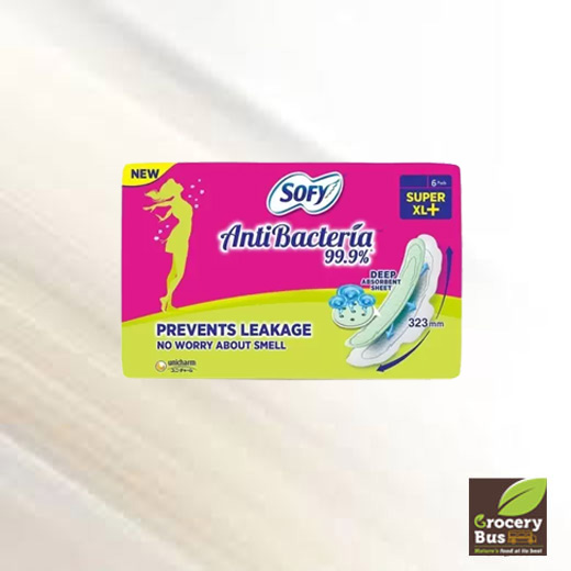 SOFY ANTI BACTERIAL XL+ PAD