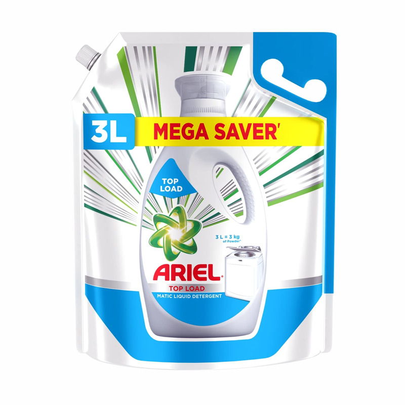 ARIEL MATIC TOP LOAD LIQUID 3L POUCH