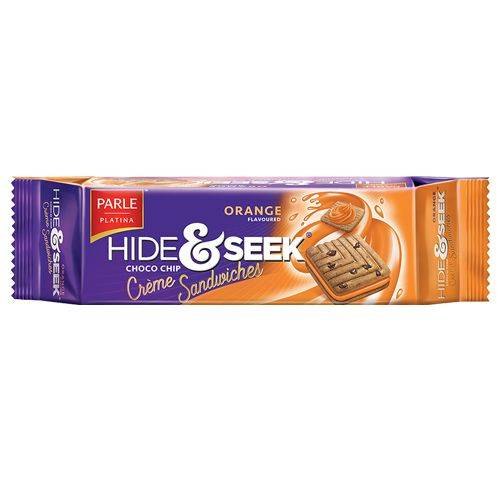 HIDE & SEEK CHOCO CHIP CREME SANDWICHES _ORANGE