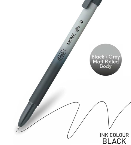 FLAIR MOVE GEL PEN BLACK