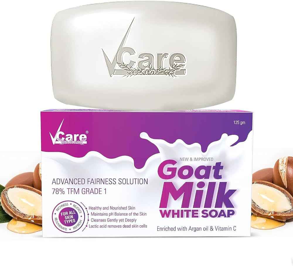 VCARE GOAT MILK WHITE SOAP 