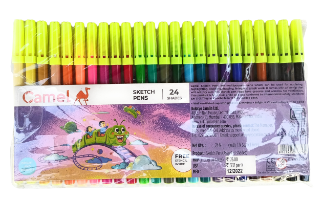 CAMEL SKETCH PENS _24 SHADES