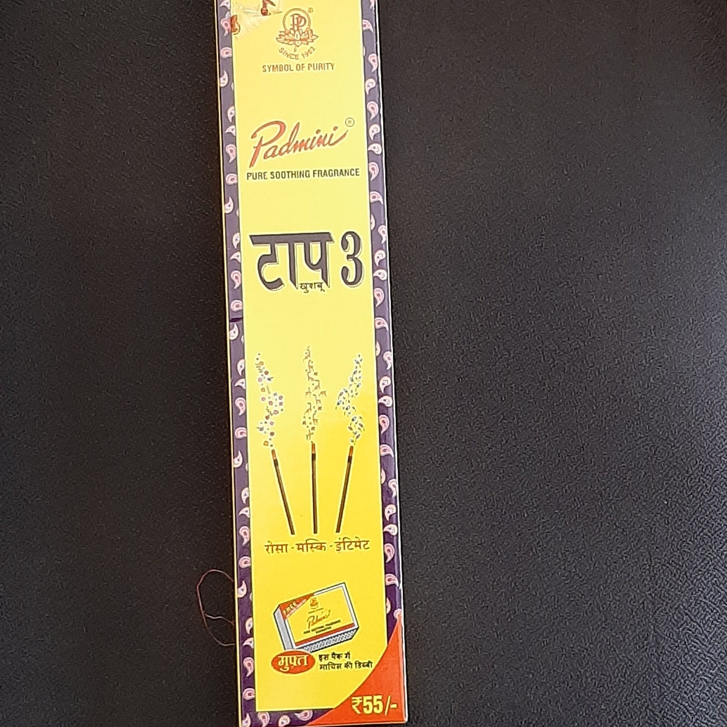 PADMINI PURE FRAGRANCES TOP 3 INCENSE STICKS