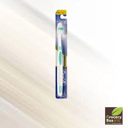 ORAL B FRESH CLEAN MEDIUM TOOTH BRUSH