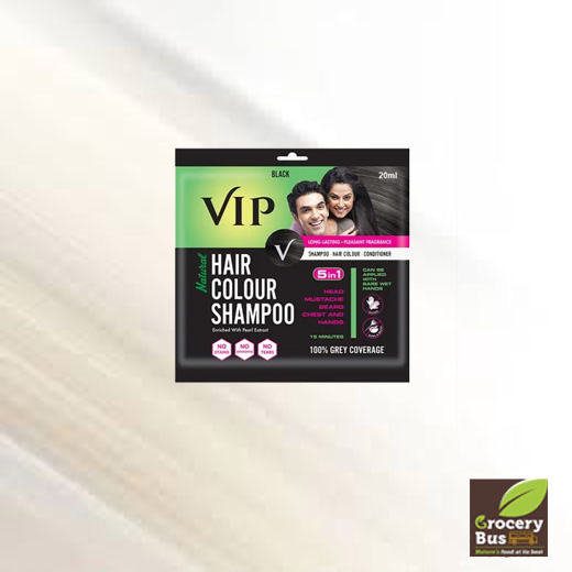 VIP HAIR COLOUR SHAMPOO BLACK 