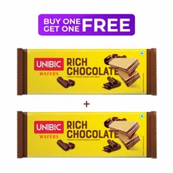 UNIBIC WAFERS RICH CHOCOLATE 1+1