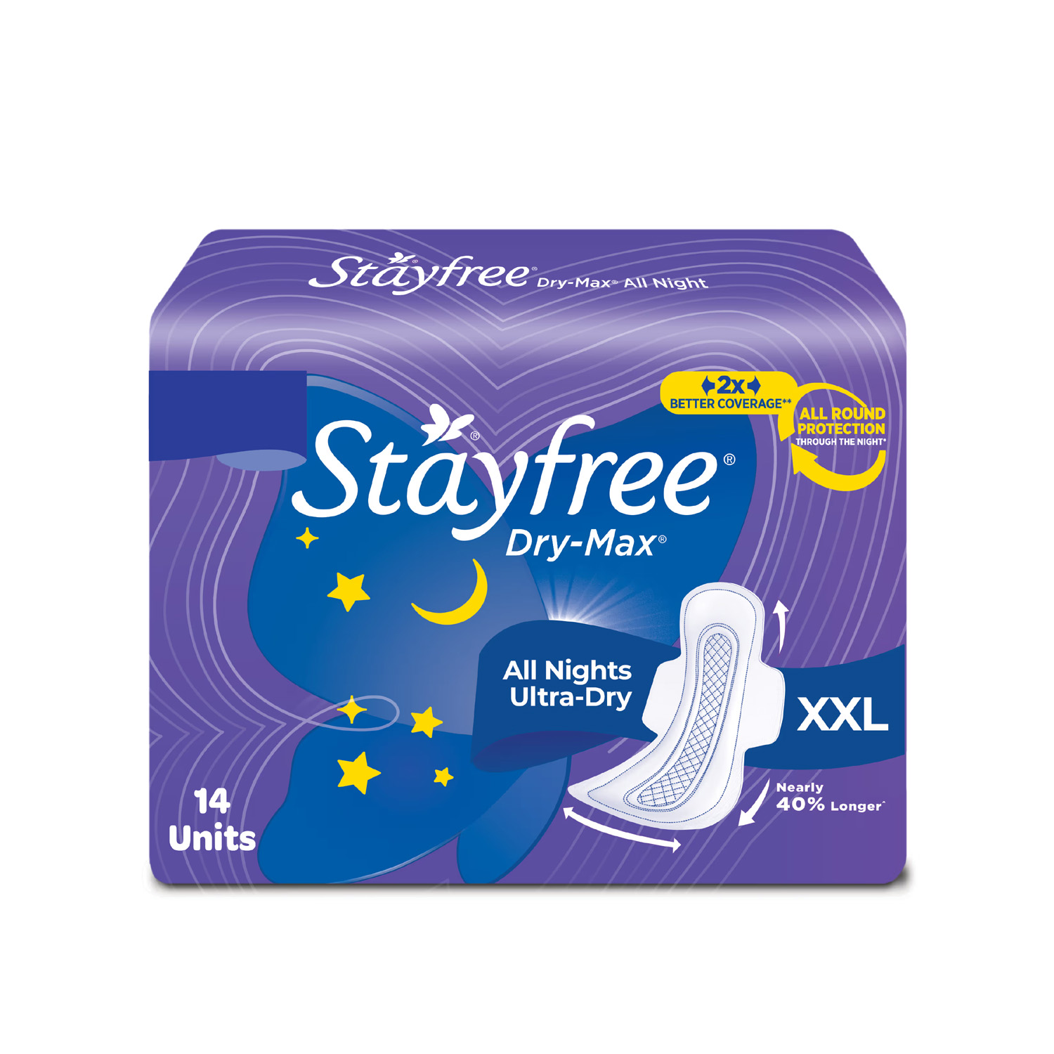 STAY FREE DRY_MAX ALL NIGHTS ULTRA _DRY XXL