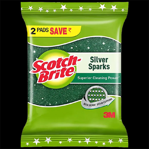 SCOTCH BRITE SILVER SPARKS 2PAD