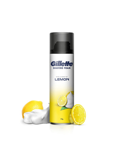 GILLETTE SHAVING FOAM LEMON
