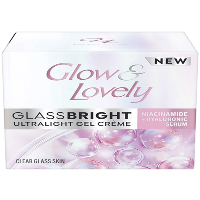 GLOW & LOVELY GLASS BRIGHT ULTRALIGHT GEL CREME