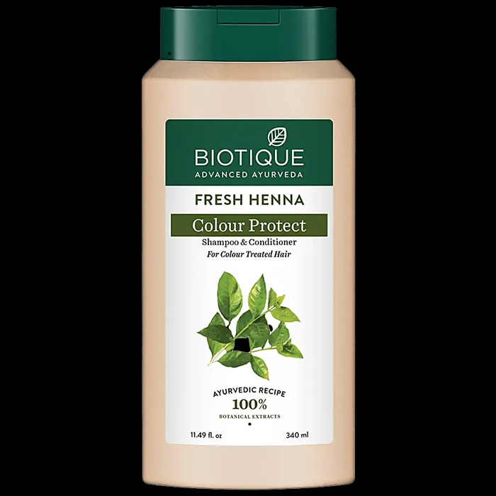 BIOTIQUE FRESH HENNA COLOUR PROTECT SHAMPOO & CONDITIONER