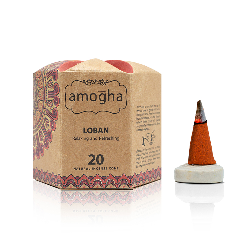 AMOGHA INCENSE CONE _LOBAN