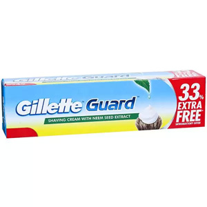 GILLETTE GUARD  SHAVING CREAM WITH NEEM EXTRACTS