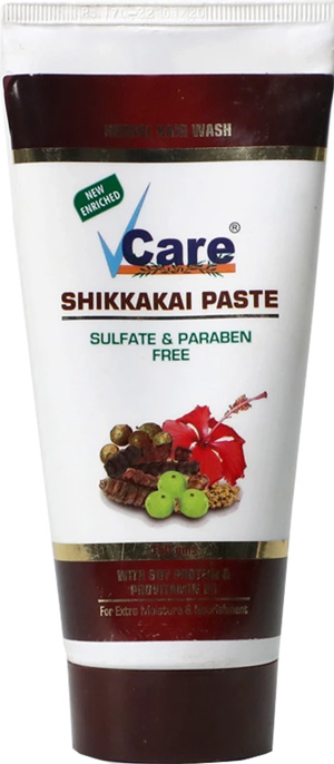 VCARE SHIKKAKAI PASTE HERBAL HAIR WASH