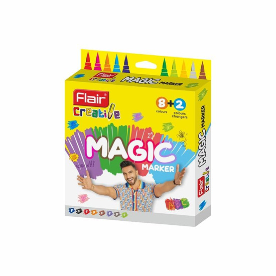 FLAIR CREATIVE MAGIC MARKER 8+2 COLOUR