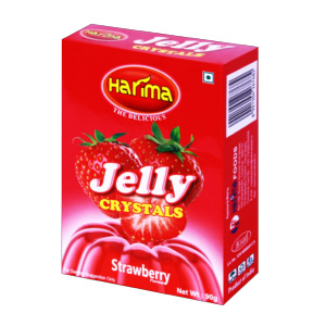 HARIMA JELLY CRYSTALS STRAWBERRY FLAVOUR