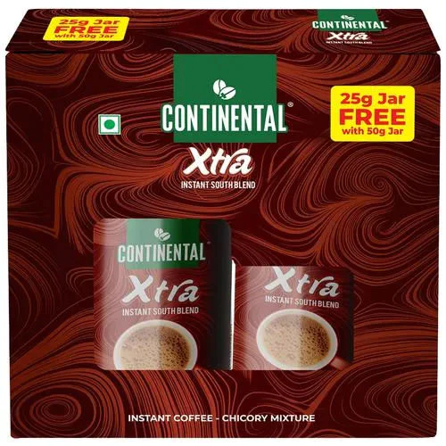 CONTINENTAL XTRA INSTANT COFFEE 50G+(25G)