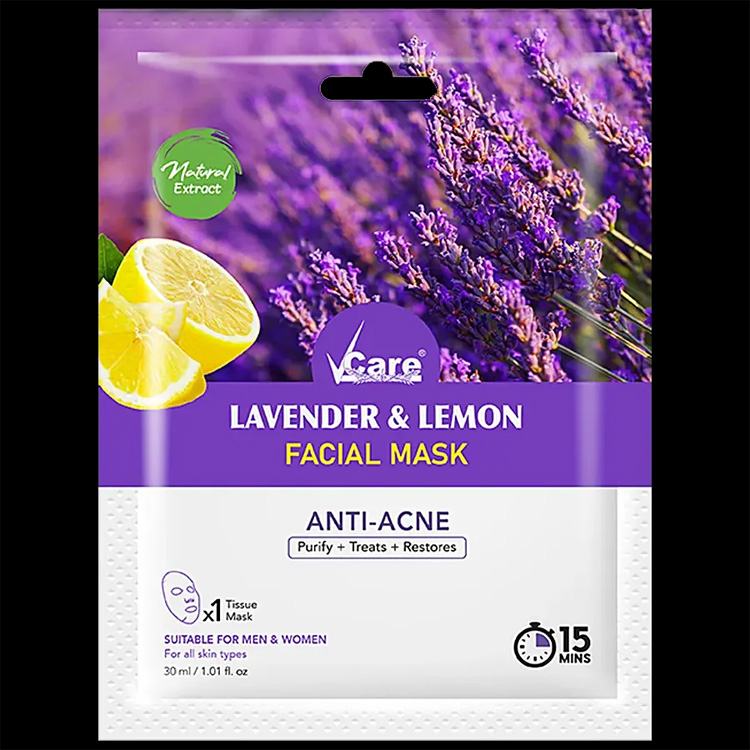 VCARE LAVENDER & LEMON FACIAL MASK