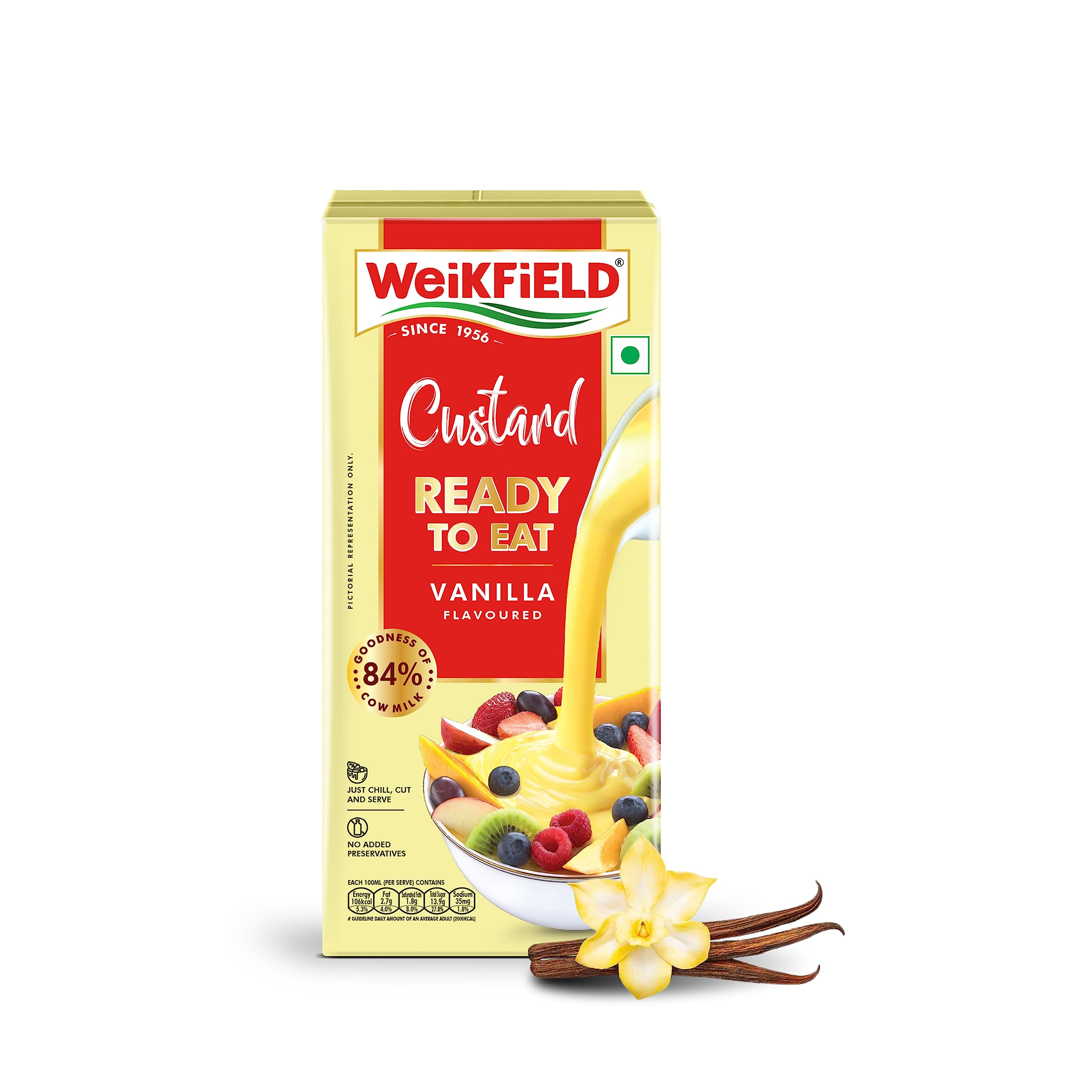 WEIKFIELD CUSTARD VANILLA FLAVOURED (READY TO EAT)