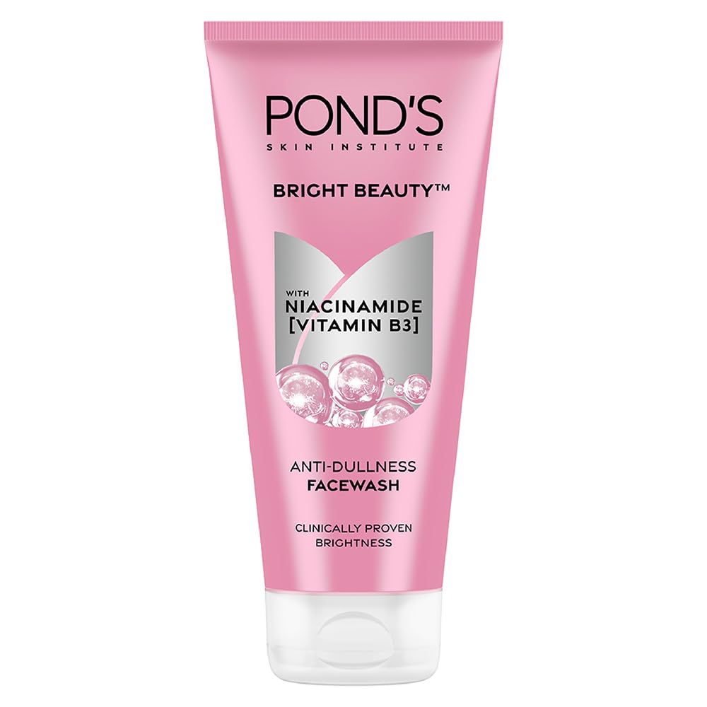 PONDS BRIGHT BEAUTY NIACINAMIDE [VITAMIN B3] ANTI_DULLNESS FACEWASH
