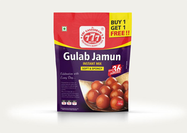 777 GULAB JAMUN MIX (BUY1 GET1 FREE) WITH (FREE CONTAINER)