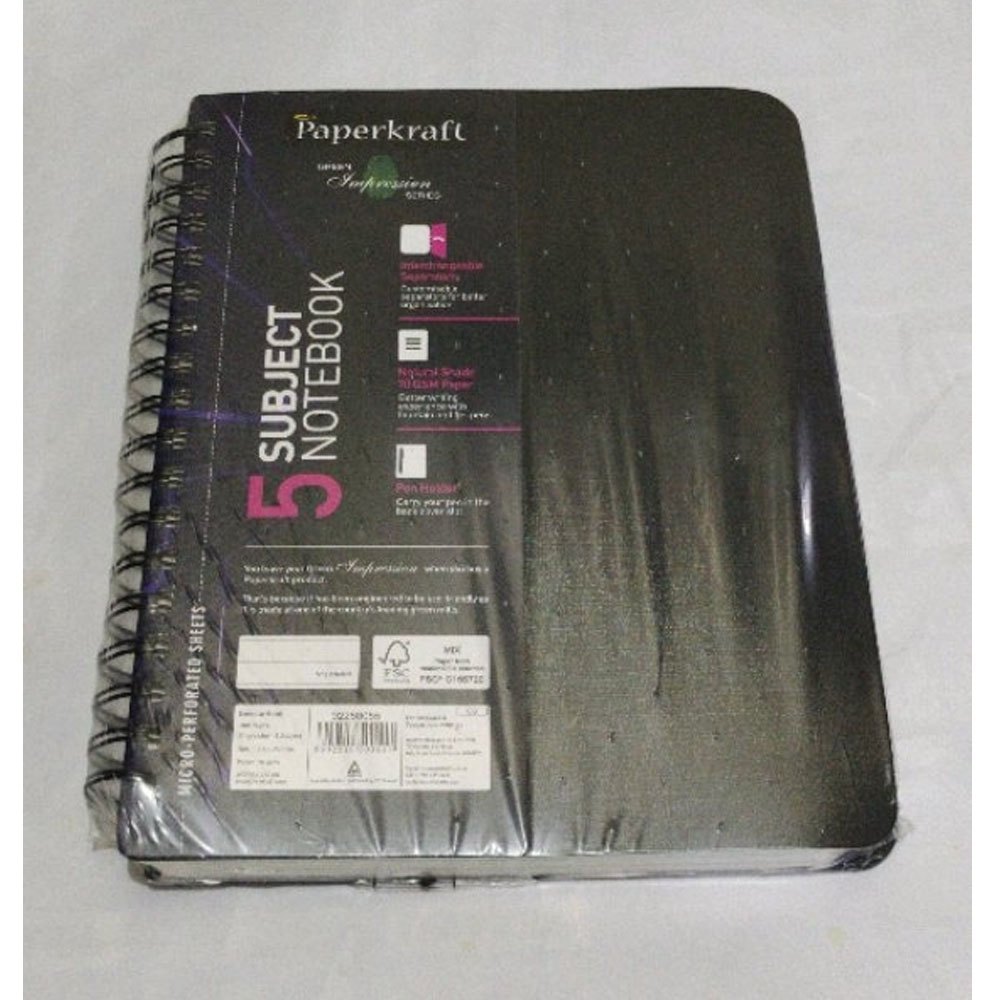 PAPERKRAFT 5 SUBJECT NOTEBOOK _BIG