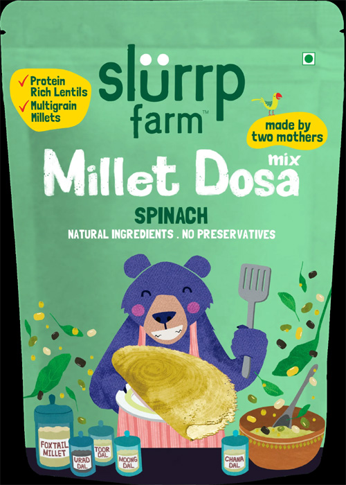 MILLET DOSA MIX (SPINACH)