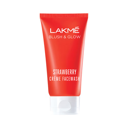 LAKME BLUSH & GLOW STRAWBERRY CREME FACEWASH