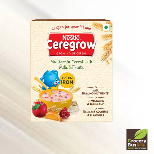 NESTLE CEREGROW MULTIGRAIN MILK & FRUIT