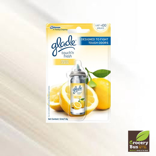 GLADE TOUCH & FRESH LEMON AIR FRESHNER REFILLS