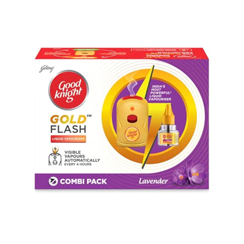 GOOD KNIGHT FLASH LAVENDER MACHINE + LIQUID