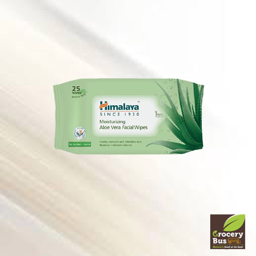 HIMALAYA MOISURIZING ALOE VERA FACIAL WIPES