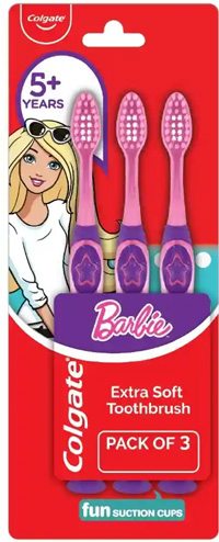 COLGATE 5+YEARS BARBIE TOOTHBRUSH 3N