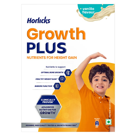 HORLICKS GROWTH PLUS VANILLA FLAVOUR