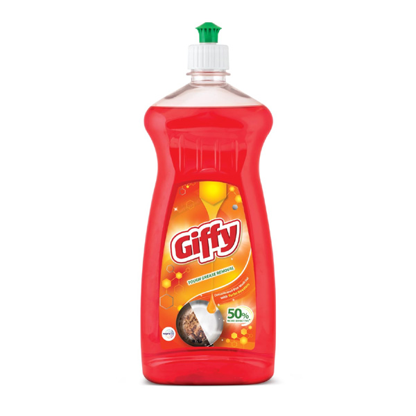 GIFFY DISH WASH GEL TURBO BOOSTERS FREE* GIFFY SCRUB