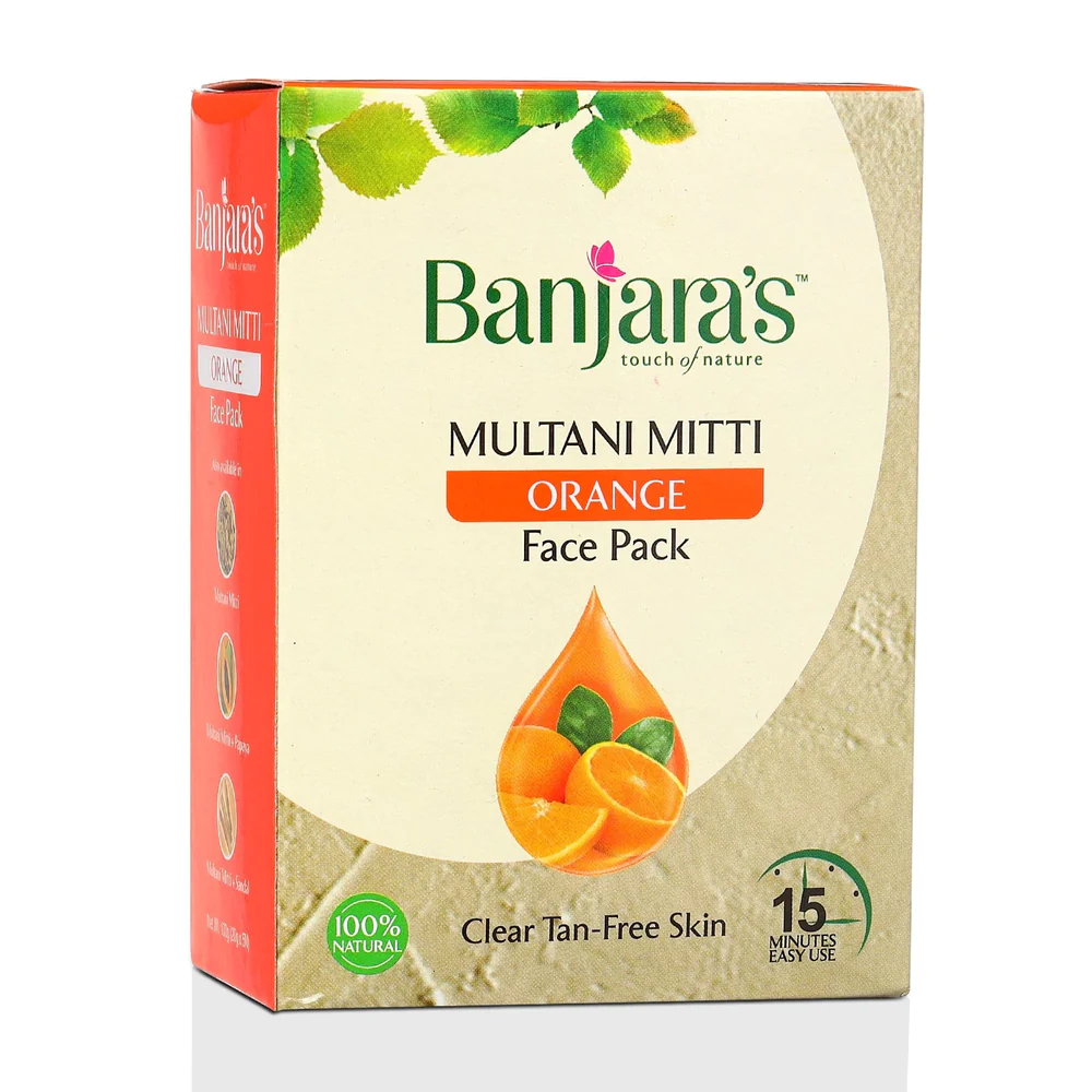 BANJARAS MULTANI MITTI ORANGE FACE PACK