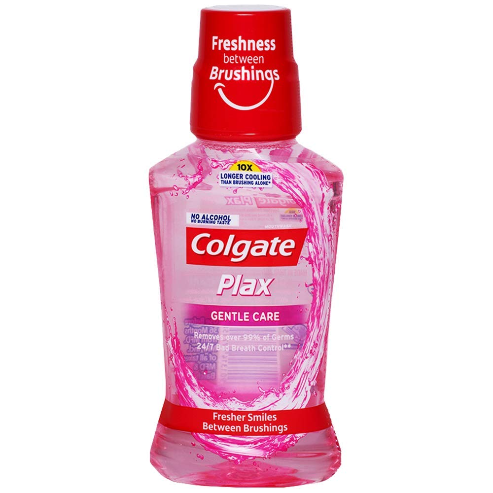 COLGATE MOUTHWASH PLAX GENTLE CARE 