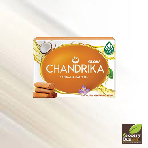 CHANDRIKA GLOW SANDAL & SAFFRON SOAP